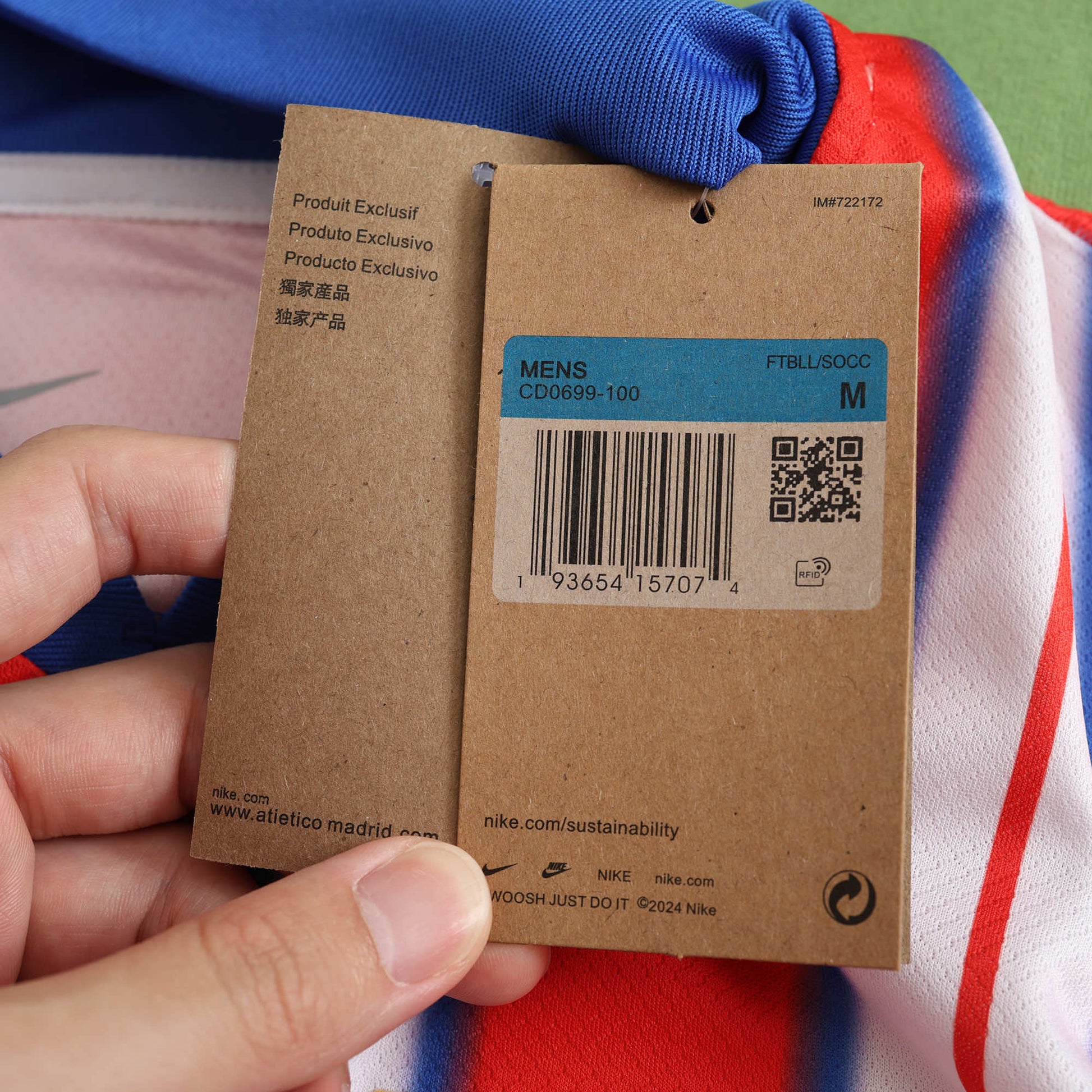 Atletico Madrid 2024/25 Home Jersey - Fan Edition - The Jersey Vault
