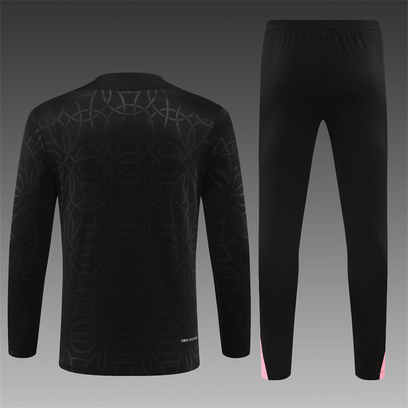 Paris Saint Germain 2024/25 Training Tracksuit ( Black )