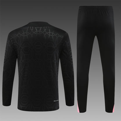 Paris Saint Germain 2024/25 Training Tracksuit ( Black )