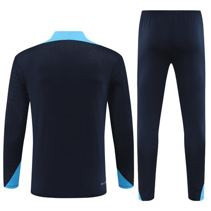 Chelsea 2024/25 Training Tracksuit (Black Blue)