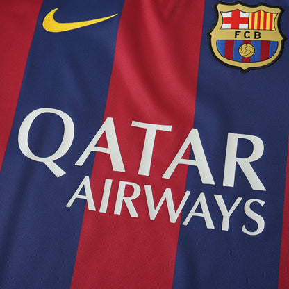 FC Barcelona 2014/15 Longsleeved Home Jersey - Retro Edition