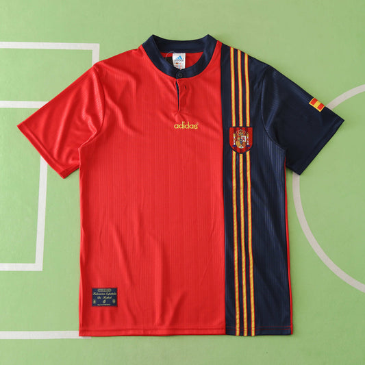 Spain 1996/97 Home Jersey - Retro Edition