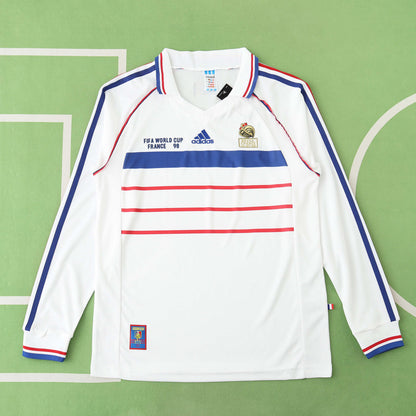 France 1998/99 Longsleeved Away Jersey - Retro Edition - The Jersey Vault