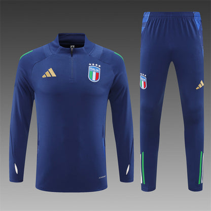 Italy 2024/25 Training Tracksuit (Navy)