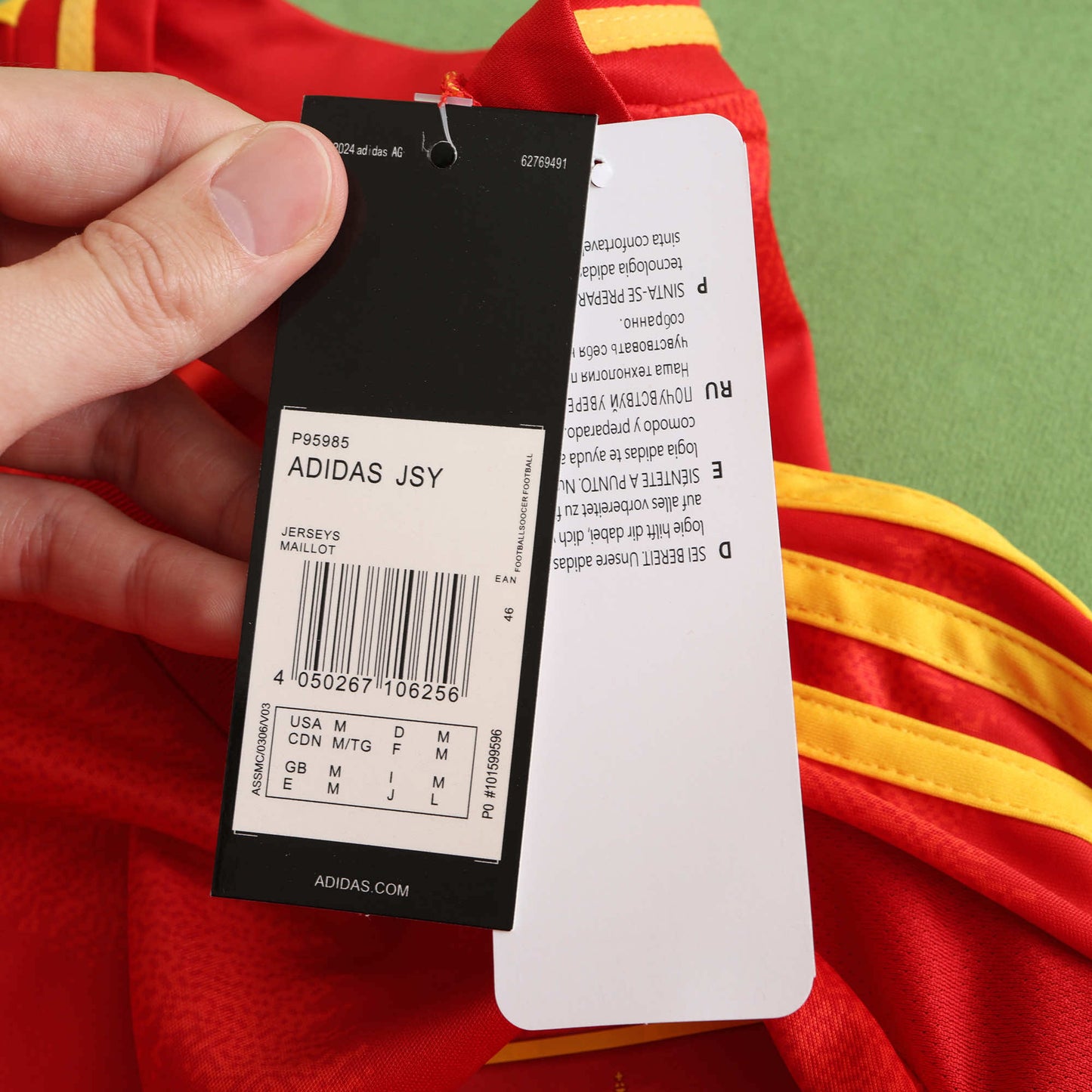 Spain 2024/25 Home Jersey - Fan Edition - The Jersey Vault