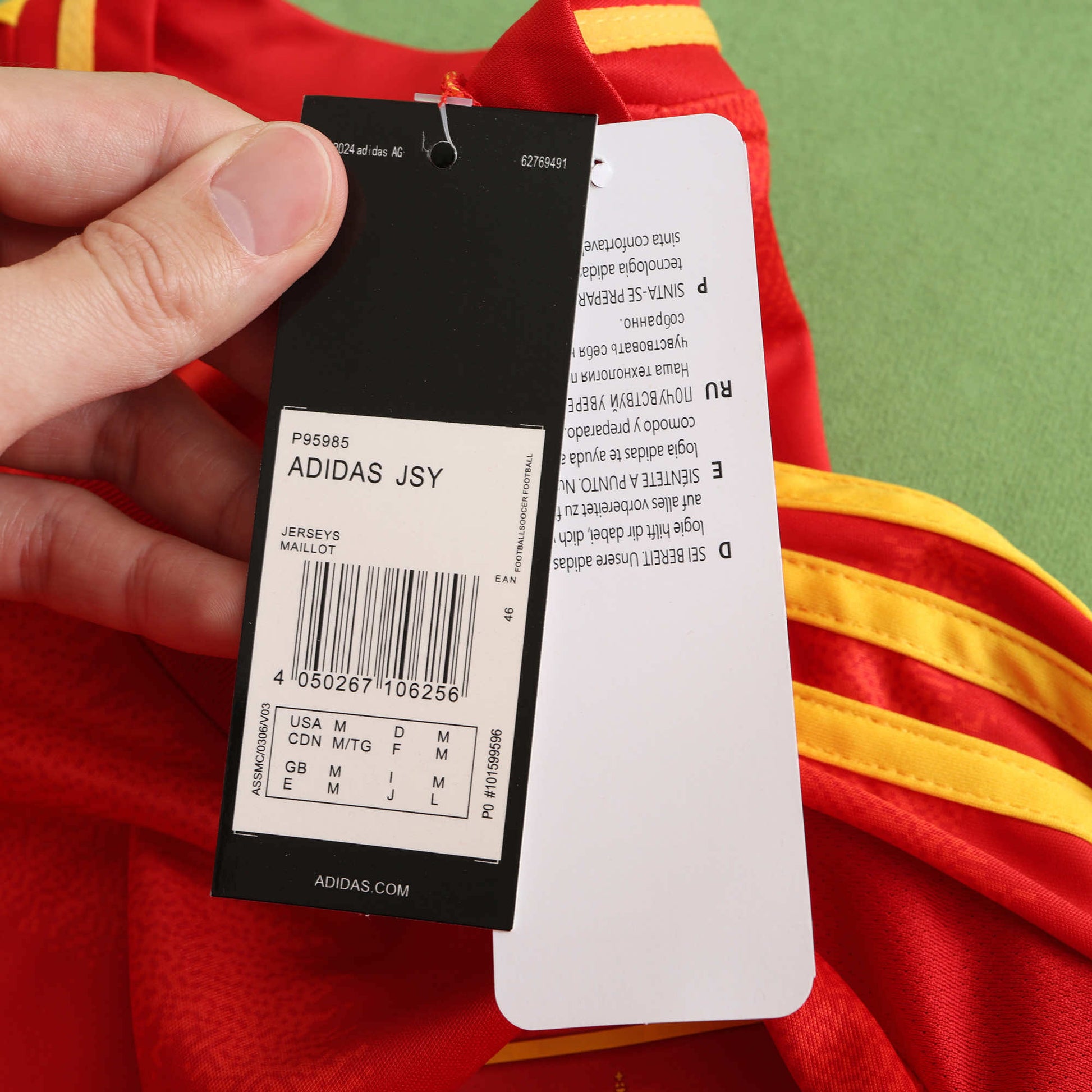 Spain 2024/25 Home Jersey - Fan Edition - The Jersey Vault