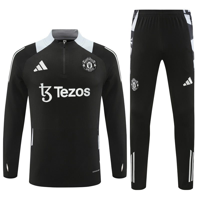 Manchester United 2024/25 Training Tracksuit (Black)
