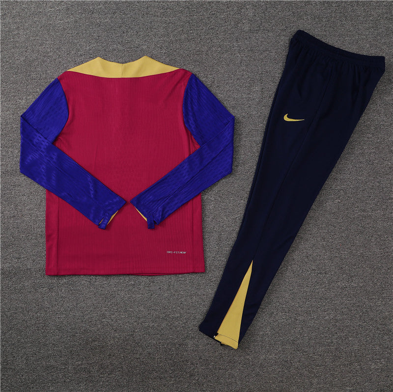 Barcelona 2024/25 Training Tracksuit (Red)