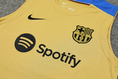 FC. Barcelona 2024/25 Training Vest Tracksuit (gold)