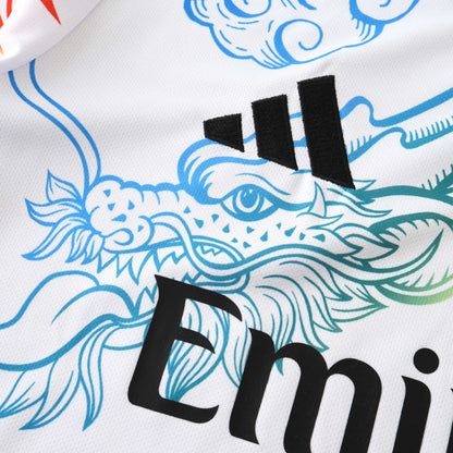 Real Madrid 2024/25 Rainbow Dragon Jersey - Special Edition (White)