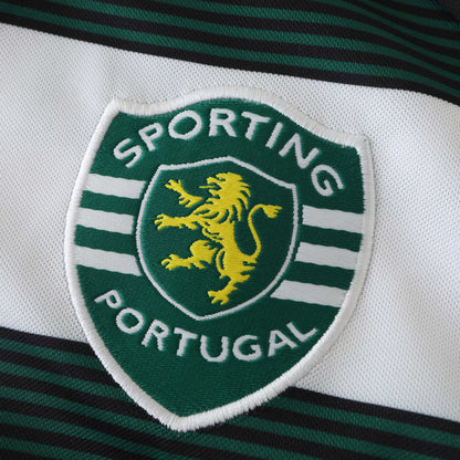 Sporting CP 2001/02 Longsleeved Home Jersey - Retro Edition