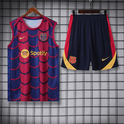 FC. Barcelona 2024/25 Training Vest Tracksuit (red 3)