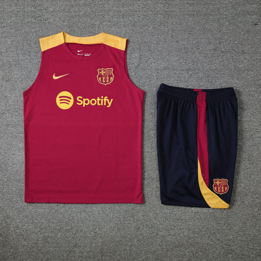 FC. Barcelona 2024/25 Training Vest Tracksuit (red 2)