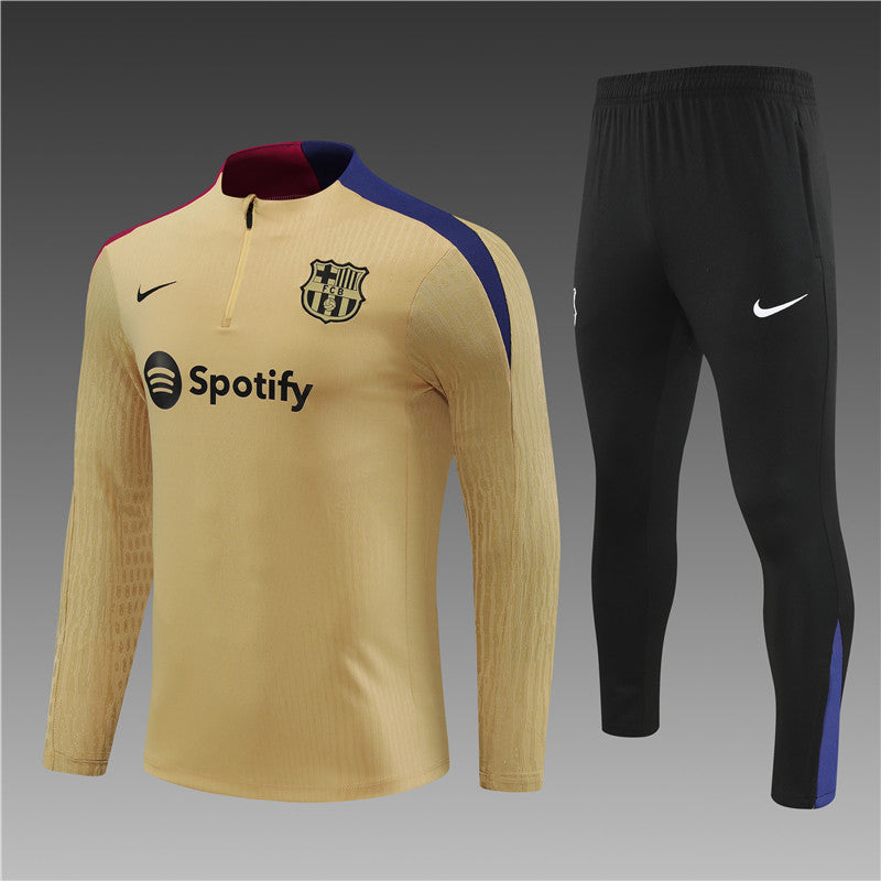 Barcelona 2024/25 Training Tracksuit (Gold)