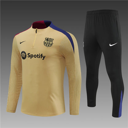 Barcelona 2024/25 Training Tracksuit (Gold)