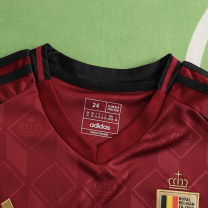 Belgium 2024/25 Home Kit - Fan Edition (Kids) - The Jersey Vault