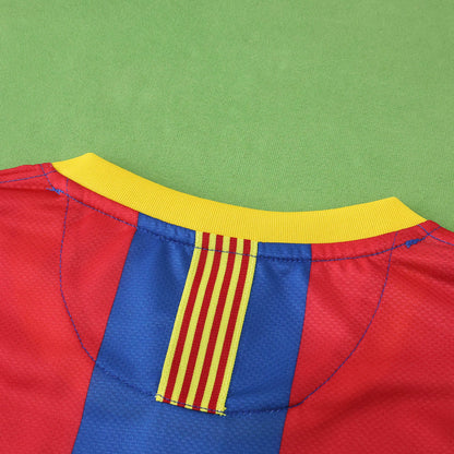 FC Barcelona 2010/11 Longsleeved Home Jersey - Retro Edition