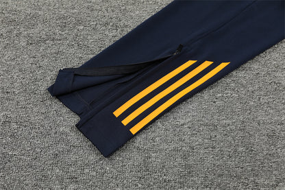 Real Madrid 2024/25 Training Tracksuit (White + Orange #2)